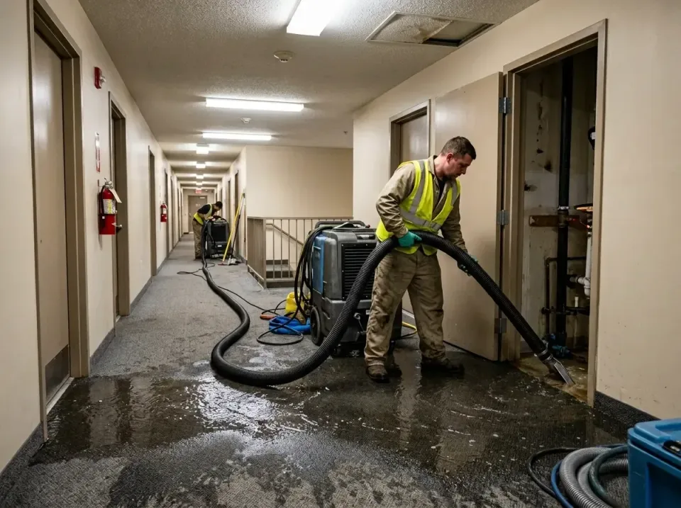 multi-unit-apartment-hallway-f-005 — frequently asked questions, Emergency Burst Pipe Water Extraction & Removal in Meadvill…